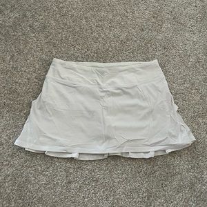 White Lululemon skirt size 6